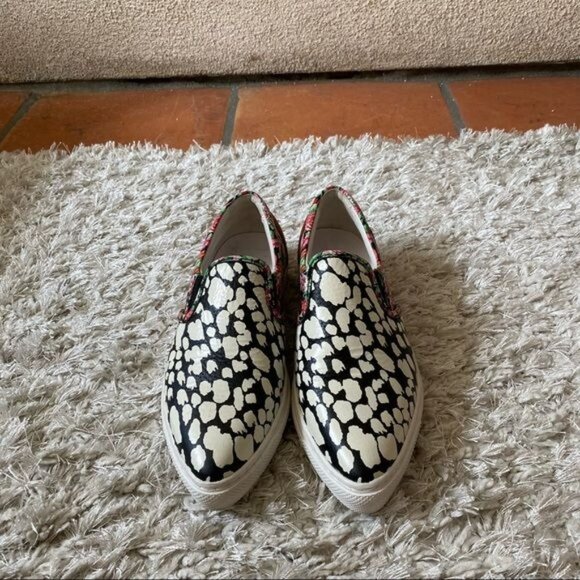 Coach C103 Pointy Toe Zebra Print Sneakers Sz 6.5 - Picture 16 of 16